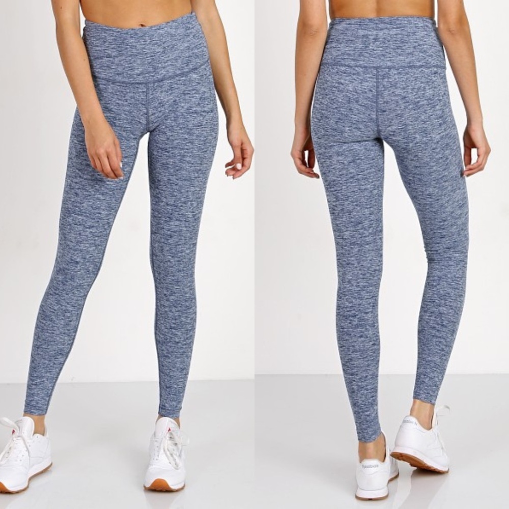 NWT Beyond Yoga Spacedye Take Me Higher High Waisted Leggings Navy Valor XS